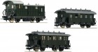 481805 Fleischmann Set of 3 passenger cars for branch line train (Set 2)